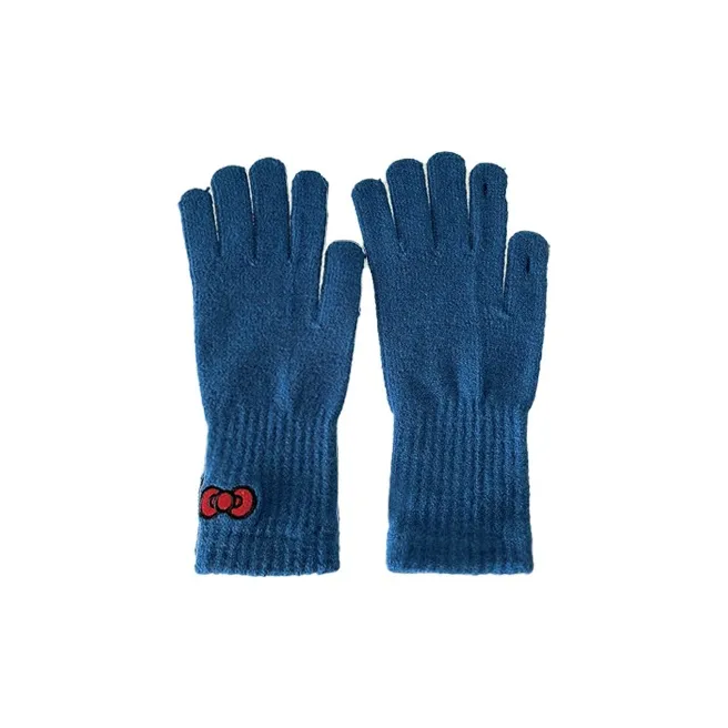 MUSTKOO Knitted Fabric Knit Gloves Women's-8