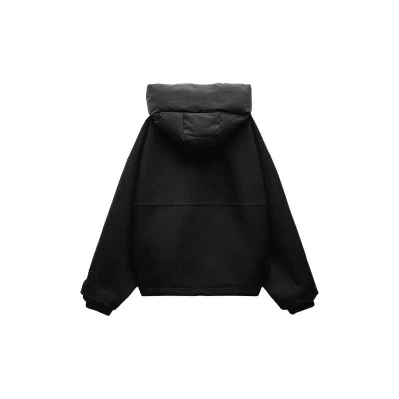 ZARA ZW Series Jackets Coats Women's Black-1
