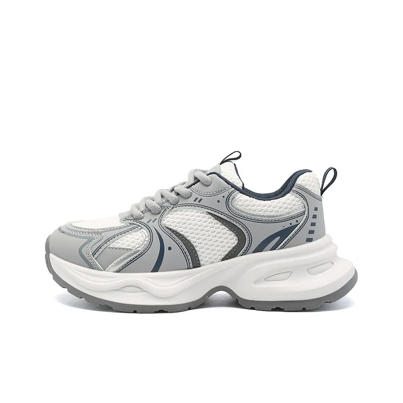 Mulinsen Slip Resistant, Abrasion Resistant, Lightweight Low Top Chunky Sneakers Women's-7