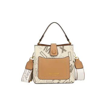 DALO PU Handbags Shoulder Bag Crossbody Bag Regular Women's Ecru/Khaki/Dark Brown