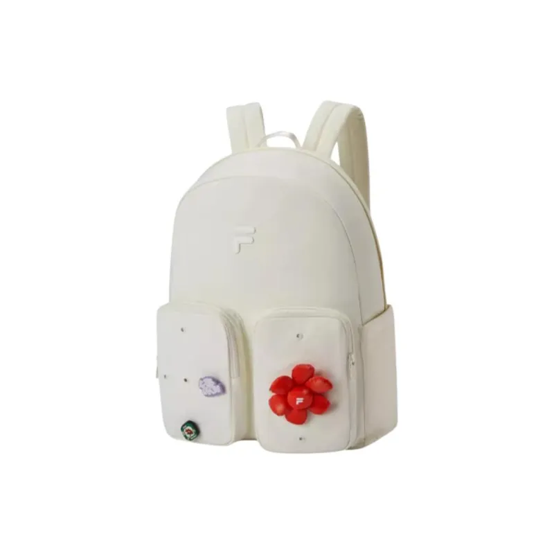 FILA FUSION FILA FUSION CLASSICS Fabric Backpack Mini Women's Marshmallow White-1