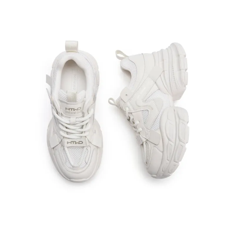 Hotwind Breathable Height Increasing Low Top Chunky Sneakers Women's-1