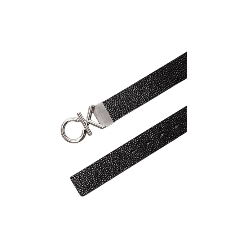 CALVIN KLEIN Cow Leather Belts Men's Black Width 3.5cm-1