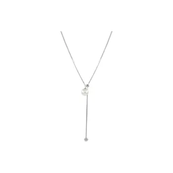 NATURALLYJOJO Faux Pearl Necklaces Women's Silver Gold