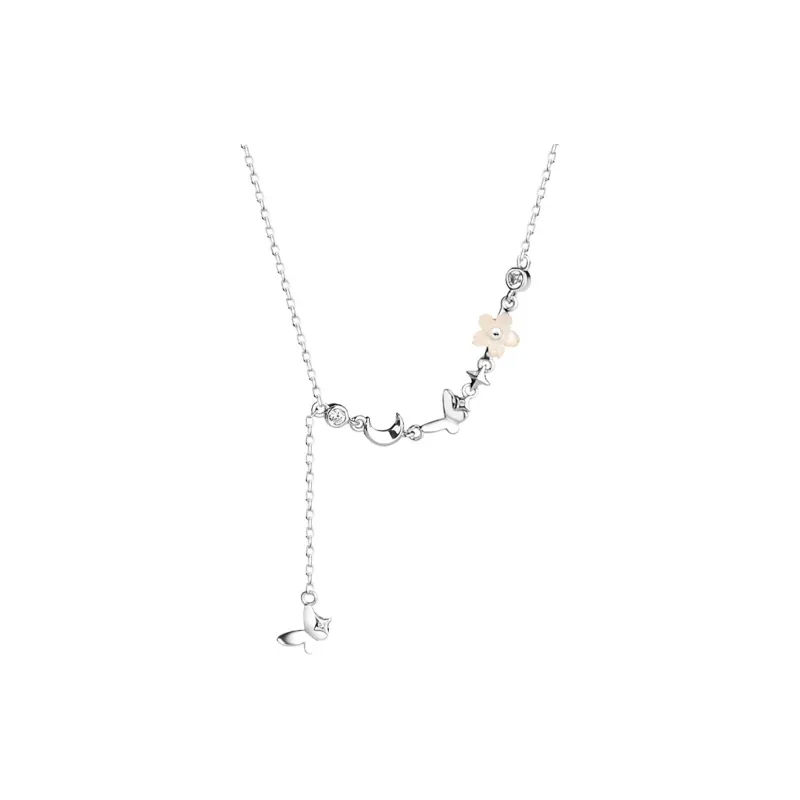 Danfu 999 Fine Silver Necklaces Women's-0