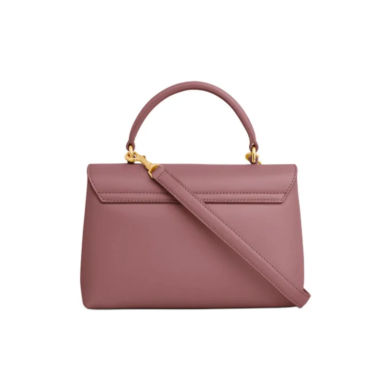 CELINE Cow Leather Shoulder Bag, Crossbody Bag, Handbag Women's Vintage Rose-2