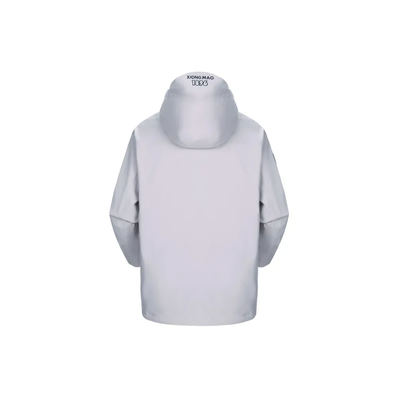 Panda Carefree Play Series Warm Breathable Water Resistant Rainproof Windproof Windbreaker Jacket Unisex-7