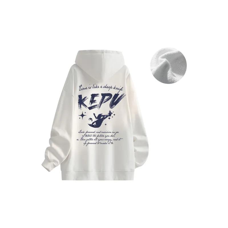 Kepu Fleece Lined Hoodies & Sweatshirts Unisex-20