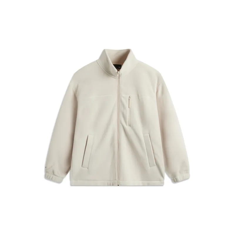 LiNing Sports Trend Series Trench Coat Men's Oat Gray-2