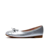 Silver[Smooth Finish Bowknot]