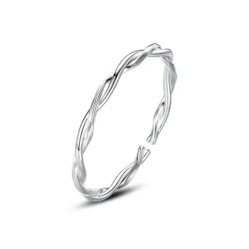 Hi There Pure Silver 9999 Bangles Unisex