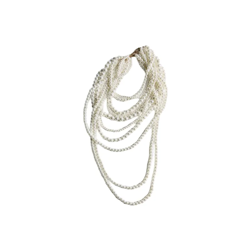 ZARA Polymethyl Methacrylate Necklaces Women's Gold-1
