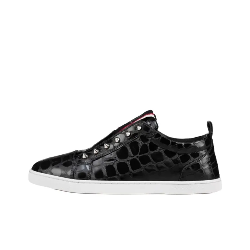 CL FAV Fique A Vontade Low Top Skateboard Shoes Men's Black-0