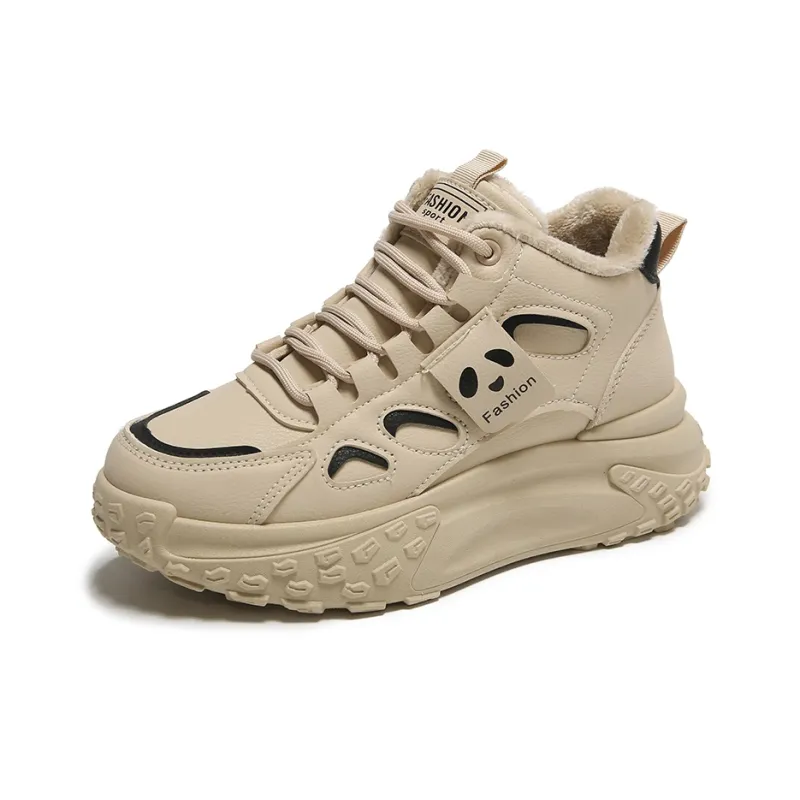 Wooden Rabbit High Top Kids Lifestyle Shoes Teenagers-6