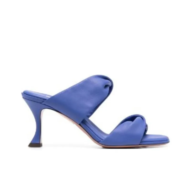 AQUAZZURA 85mm Heel Twisted Straps Mules-1