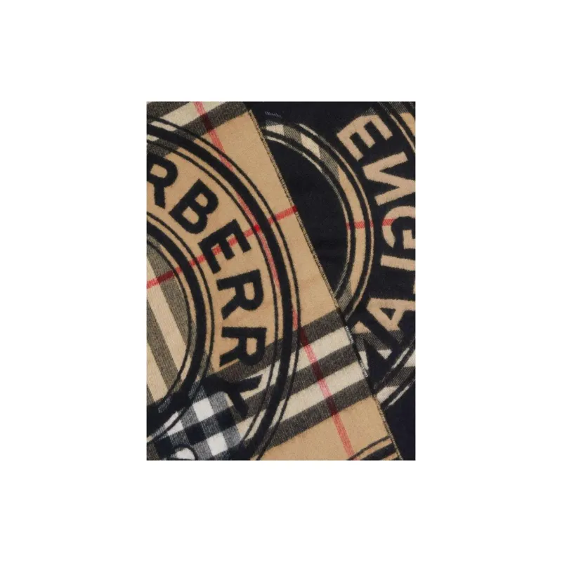 Burberry Montage print Cashmere Scarf-4