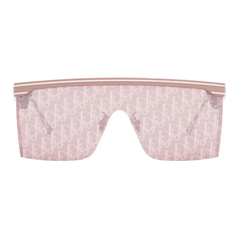 DIOR Plate Frame Irregular Shape Sunglasses Women's-3