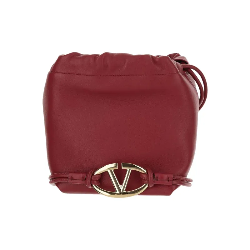 Valentino VLogo Pouf Drawstring Mini Bucket Bag-0