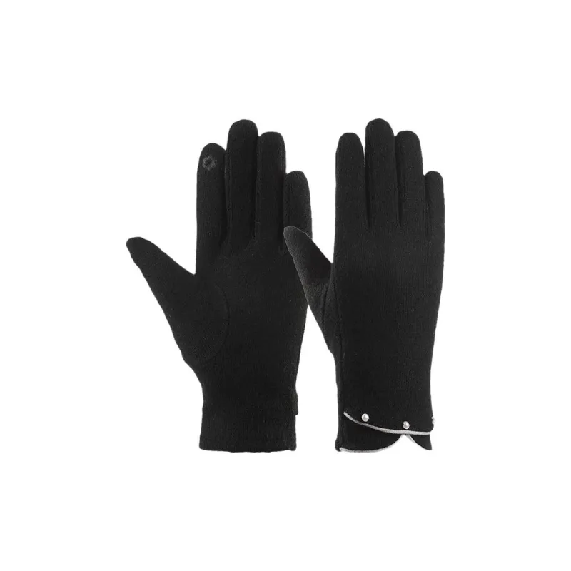 SNOW FLYING Linen Cotton Gloves Women's Multicolor-0