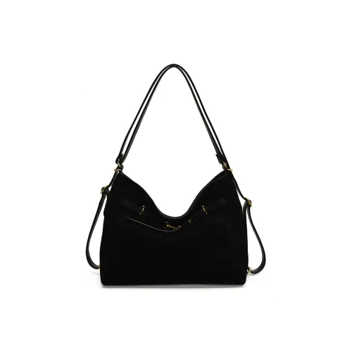 Morellybear PU Frosted Tote Backpack Shoulder Bag Regular Women's Black/Coffee/Brown