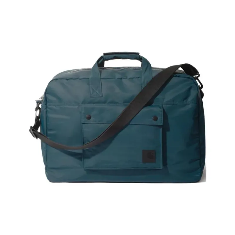 Carhartt WIP Water-Resistant Nylon One Shoulder Crossbody Portable Travel Bag Men's Duck Blue-0