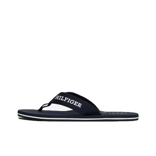 Tommy Hilfiger Slip Resistant Flip Flops Men's Dark Blue