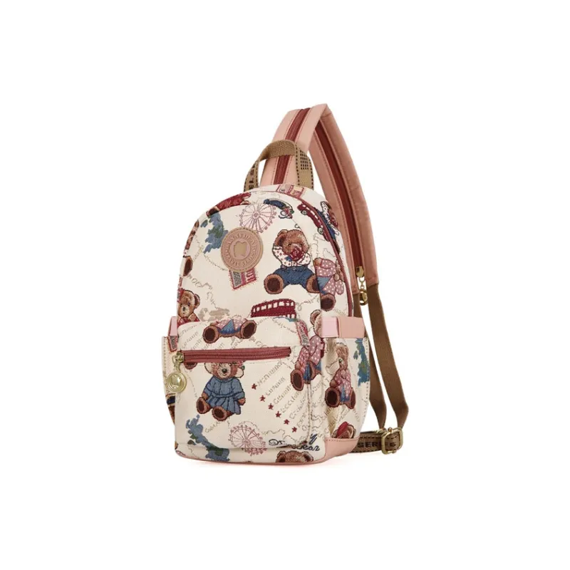 DANNYBEARJEANS Fabric Backpack Regular Unisex Multicolor-1