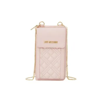 LOVE MOSCHINO Synthetic Leather Wallet Women's Ivory Yellow