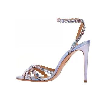 AQUAZZURA Tequila High Heels Women's Silver