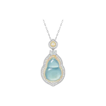YUANYUXIANG Glutinous Jade Jadeite Necklaces Unisex