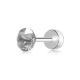 Huazi Stud Earrings 4mm-Starry Black