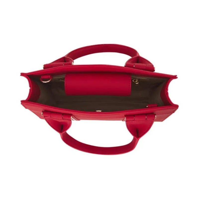 LOVE MOSCHINO Synthetic Leather Shoulder Bag Crossbody Bag Handbag Women's Red-2