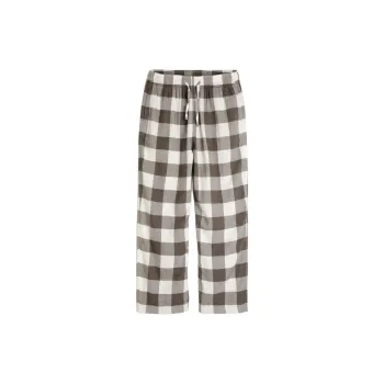 Hollister Pajama Pants Men's Brown Plaid