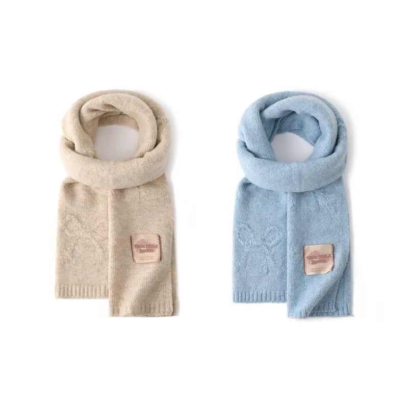 FREE RABBITⅡ Fall And Winter Solid Color Atmosphere Enhancing Warm Versatile Scarf Unisex-10