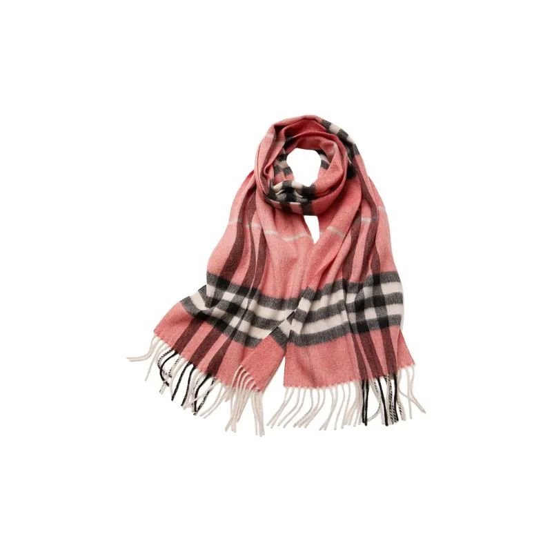 H YXIANG Cashmere Knit Scarves Women's-5