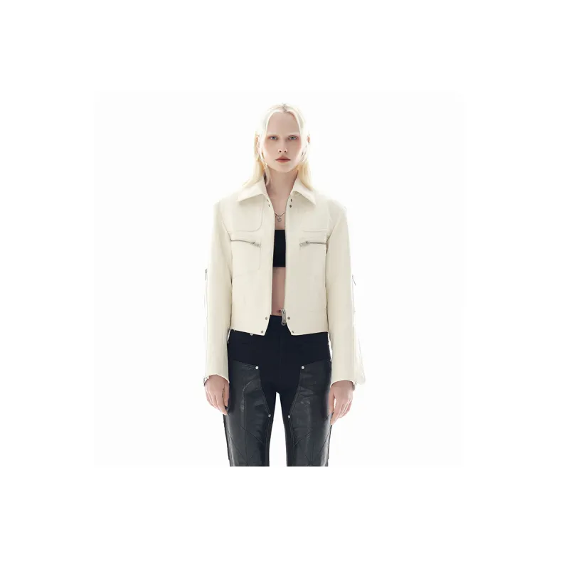 OVERCOOL FW24 Jackets Coats Unisex Ecru-1