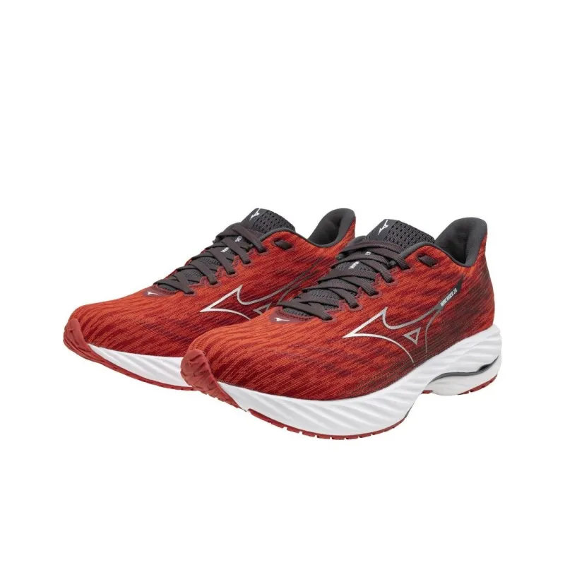 Mizuno Wave Rider 28 Super Wide 'Red White'-2