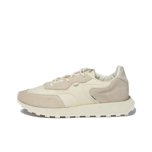 Norman Walsh EMERALD Cushioning, Slip Resistant, And Abrasion Resistant Low Top Casual Running Shoes Unisex Ecru
