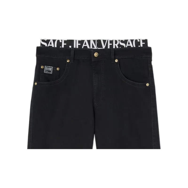 VERSACE JEANS COUTURE Jeans Men's Black-6