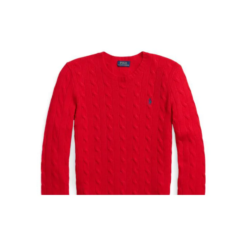 Polo Ralph Lauren Julianna Long Sleeve Pullover Red-4