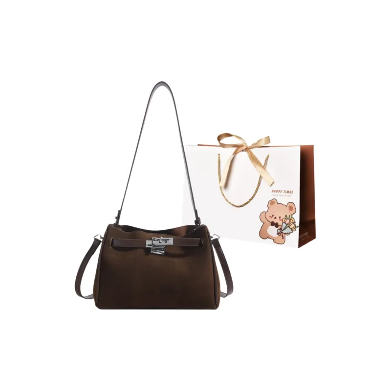 ERANGBEAR PU Crossbody Bag, Shoulder Bag Regular Women's Leopard Print, Brown, Coffee, Burgundy-4