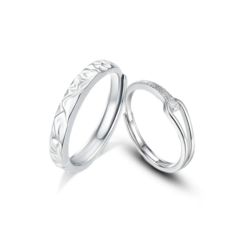 JOYDINNY S999 Fine Silver Rings Unisex-0