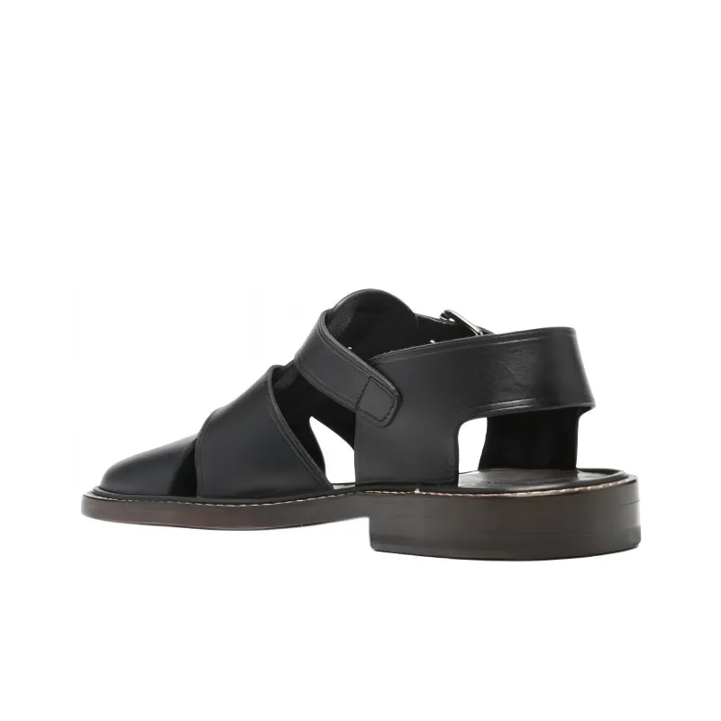 Lemaire Fisherman Leather Sandals-4