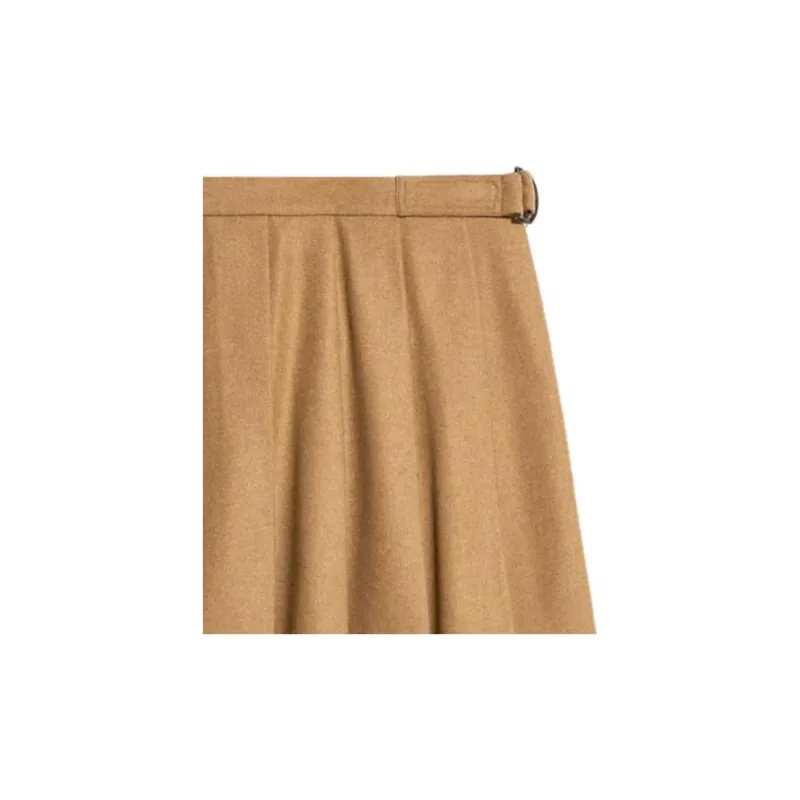 WEEKEND MaxMara Casual Short Skirts Women's Camel-5