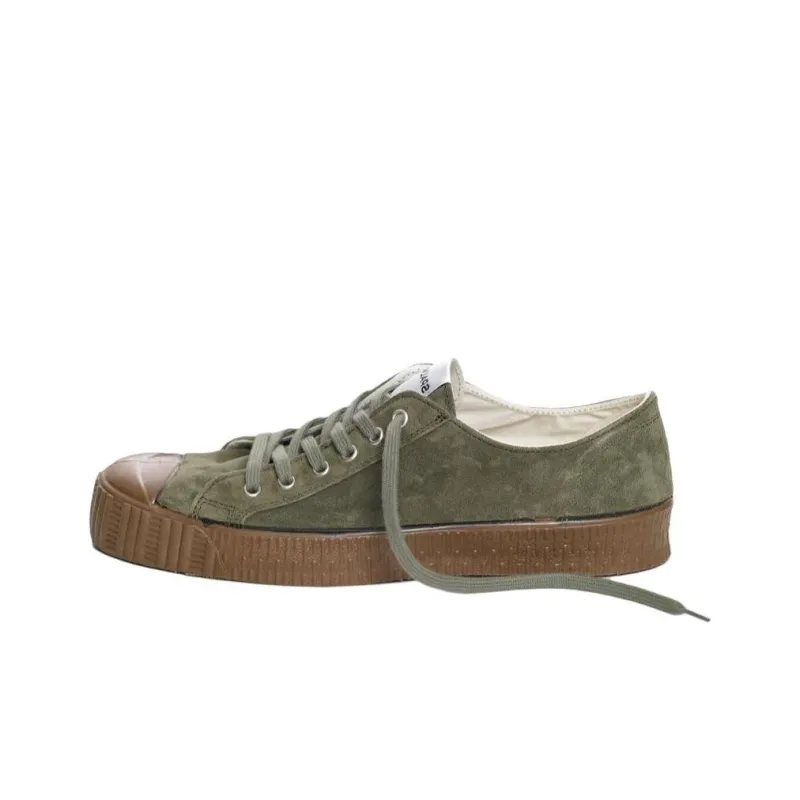 SPALWART Special Low-Top Skateboard Shoes Unisex Olive Green-0