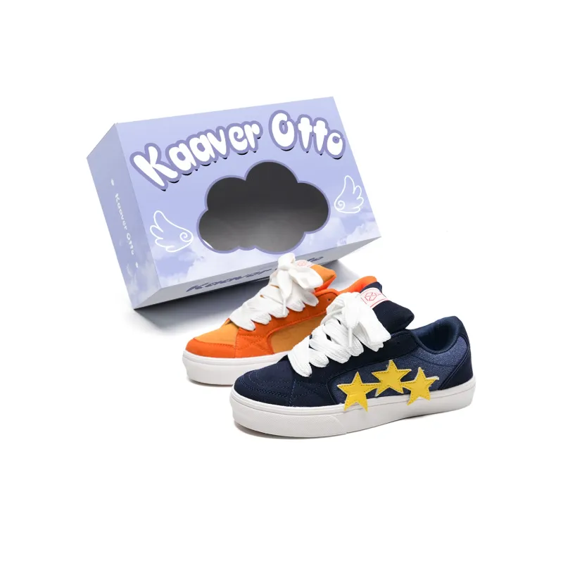 KAAVER OTTO Cushioning Coverage Balance Support Wear-Resistant Lightweight Low-Top Skateboard Shoes Unisex Box Included-13