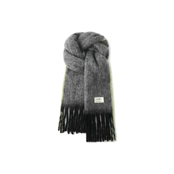 FREE RABBITⅡ Fall And Winter Thickened Warm Soft Versatile Scarf Shawl Unisex