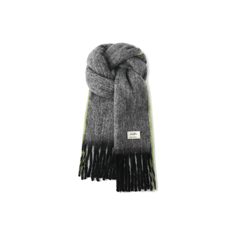 FREE RABBITⅡ Fall And Winter Thickened Warm Soft Versatile Scarf Shawl Unisex-0