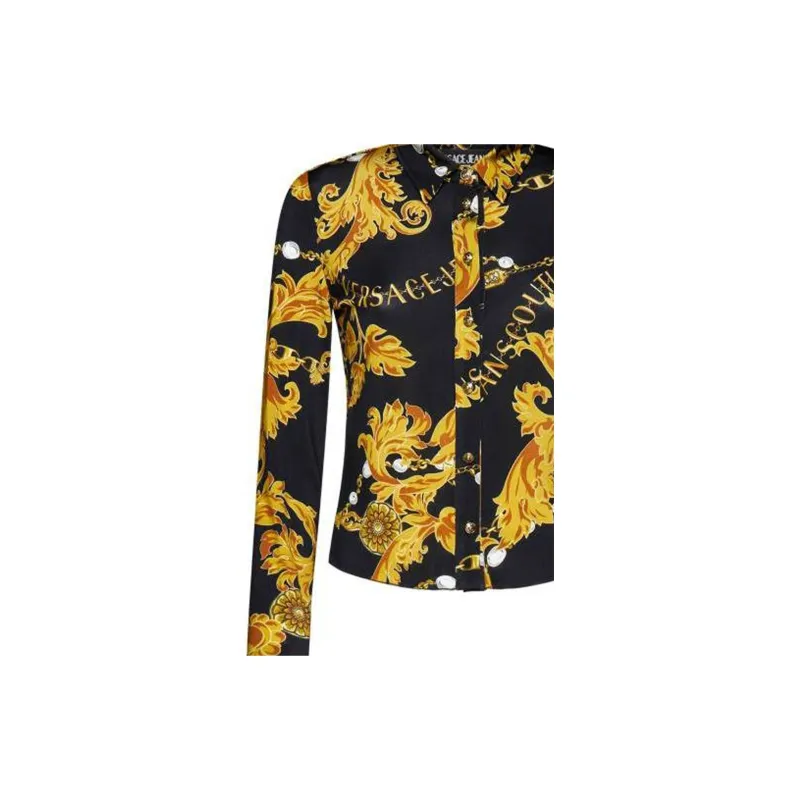 VERSACE JEANS COUTURE Shirts Women's Black-7