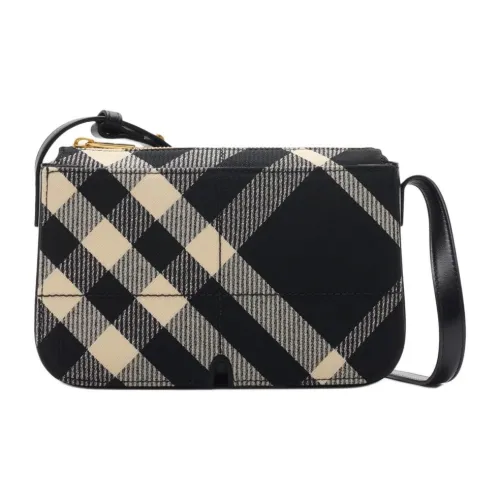 Burberry Polyester Crossbody Bag Shoulder Bag Women's Black